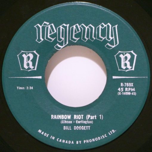 Bill Doggett - Rainbow Riot (Part 1 & 2) (7") (Near Mint (NM or M-))