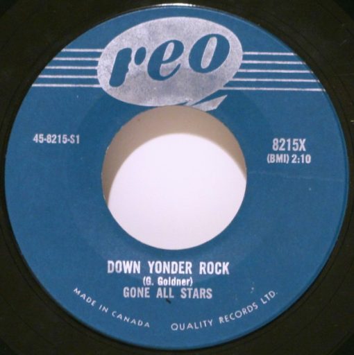 Gone All Stars - 7 - 11 / Down Yonder Rock (7") (Near Mint (NM or M-))