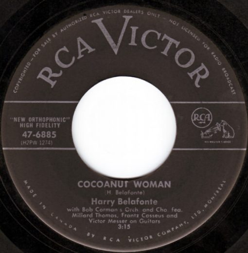 Harry Belafonte - Cocoanut Woman / Island In The Sun (7") (Near Mint (NM or M-))