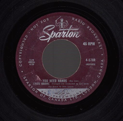 Eydie Gormé - You Need Hands (7", Single) (Near Mint (NM or M-))