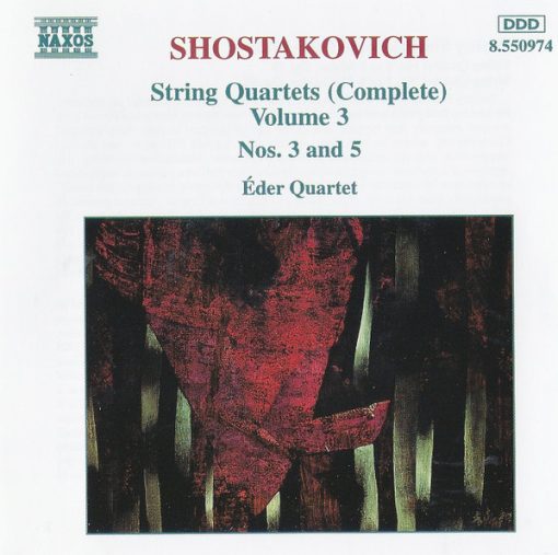 Dmitri Shostakovich, Éder Quartet - String Quartets (Complete) Volume 3 Nos. 3 And 5 (CD) (Near Mint (NM or M-))