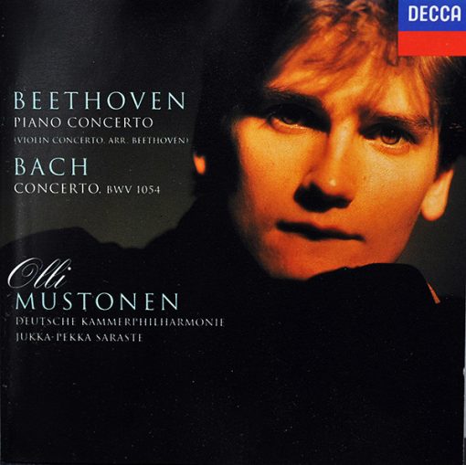 Ludwig van Beethoven, Johann Sebastian Bach, Olli Mustonen, Deutsche Kammerphilharmonie Bremen, Jukka-Pekka Saraste - Beethoven: Piano Concerto (Violin Concerto, Arr. Beethoven) / Bach: Concerto, BWV 1054 (CD, Album) (Near Mint (NM or M-))