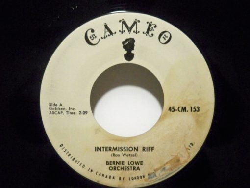 The Bernie Lowe Orchestra - Intermission Riff / Sing Sing Sing (7", Single) (Near Mint (NM or M-))