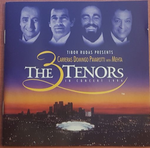 José Carreras - Placido Domingo - Luciano Pavarotti With Zubin Mehta - The 3 Tenors In Concert 1994 (CD, Album) (Mint (M))