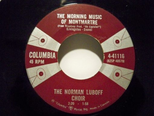 Norman Luboff Choir - The Morning Music Of Montmartre / Just One "Olay" (7", Single) (Very Good (VG))