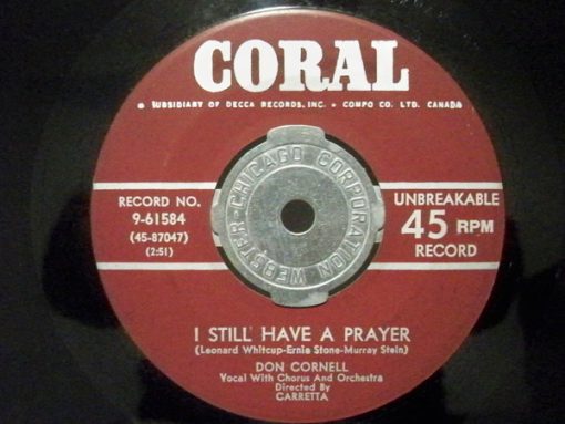 Don Cornell - I Still Have A Prayer / Teenage Meeting (7", Single) (Near Mint (NM or M-))