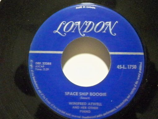 Winifred Atwell - Space Ship Boogie / Struttin' Down Jane Street  (7", Single) (Very Good (VG))