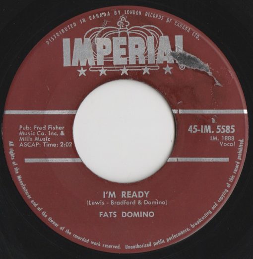 Fats Domino - I'm Ready / Margie (7") (Near Mint (NM or M-))