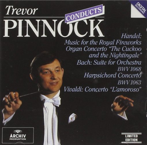 Trevor Pinnock Conducts Georg Friedrich Händel, Johann Sebastian Bach, Antonio Vivaldi - Trevor Pinnock (CD, Comp, Ltd) (Near Mint (NM or M-))