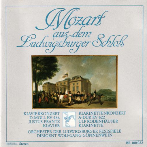 Wolfgang Amadeus Mozart, Justus Frantz, Ulf Rodenhäuser, Orchester Der Ludwigsburger Schlossfestspiele, Wolfgang Gönnenwein - Mozart Aus Dem Ludwigsburger Schloß (CD) (Near Mint (NM or M-))