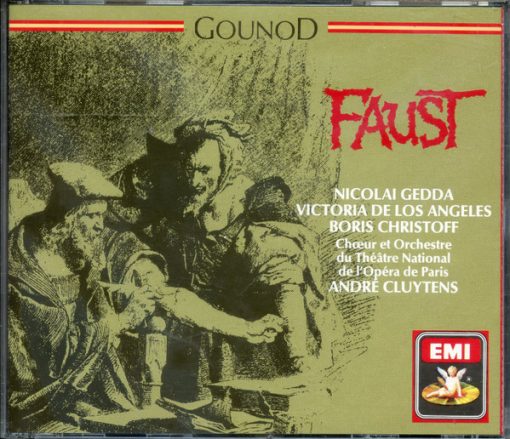 Charles Gounod - Nicolai Gedda, Victoria De Los Angeles, Boris Christoff, Choeur National De L'Opéra De Paris Et Orchestre National De L'Opéra De Paris, André Cluytens - Faust (3xCD, Album, RE, RM, Son) (Near Mint (NM or M-))