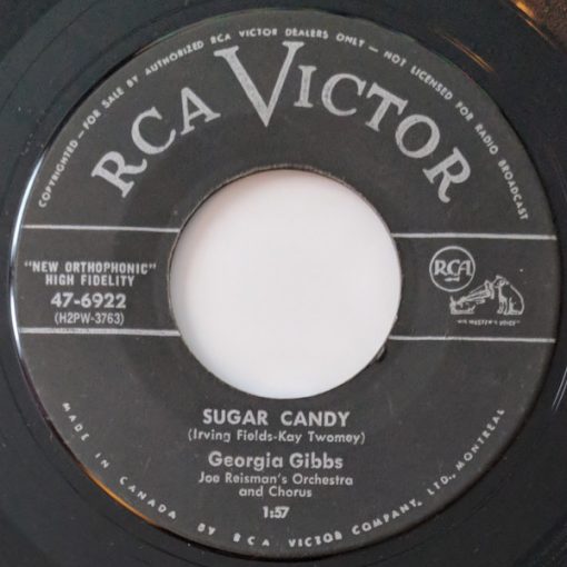 Georgia Gibbs - Sugar Candy / I'm Walking The Floor Over You (7") (Near Mint (NM or M-))