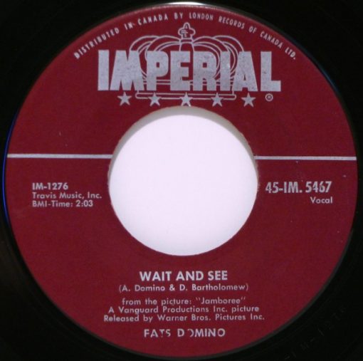 Fats Domino - Wait And See / I Still Love You (7") (Near Mint (NM or M-))