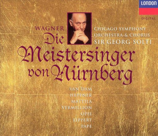 Richard Wagner, Georg Solti, Chicago Symphony Orchestra & Chicago Symphony Chorus, José van Dam, Ben Heppner, Karita Mattila, Iris Vermillion, Alan Opie, Herbert Lippert, René Pape - Die Meistersinger Von Nürnberg (4xCD, Album + Box) (Near Mint (NM or M-))