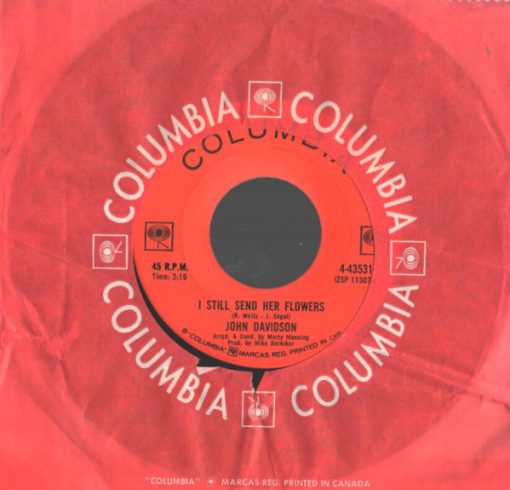 John Davidson - I Can't Help This Feeling I Feel / I Still Send Her Flowers (7", Single) (Near Mint (NM or M-))