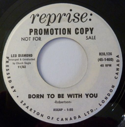 Leo Diamond - Born To Be With You (7", Single, Promo) (Near Mint (NM or M-))