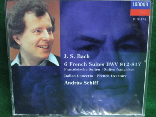 Johann Sebastian Bach / András Schiff - 6 French Suites BWV 812-817, Italian Concerto, French Overture (2xCD, Album) (Near Mint (NM or M-))