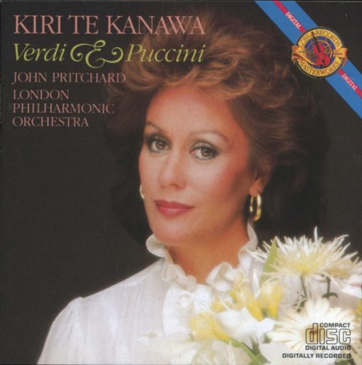 Kiri Te Kanawa / John Pritchard / London Philharmonic Orchestra - Giuseppe Verdi & Giacomo Puccini - Verdi & Puccini (CD, Album, RE) (Near Mint (NM or M-))