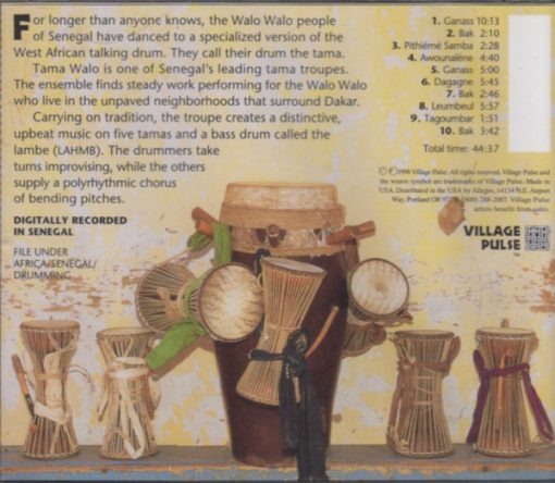 Tama Walo - Keepers Of The Talking Drum (CD, Album) (Near Mint (NM or M-)) - Image 2