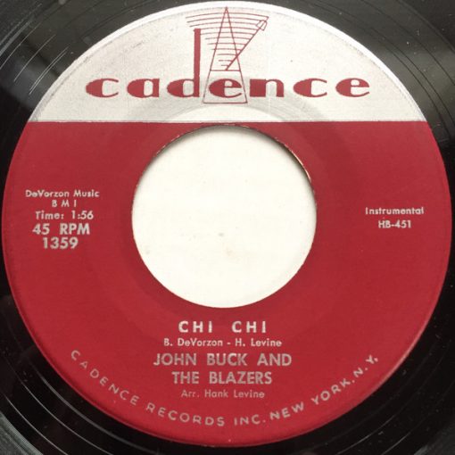 John Buck And His Blazers - Chi Chi / Forbidden City (7", Single, Scr) (Very Good Plus (VG+))