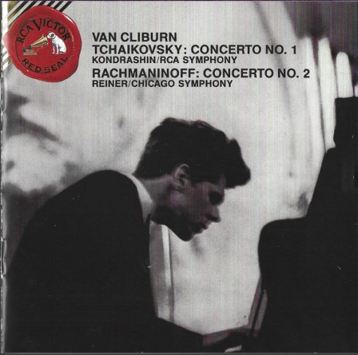 Van Cliburn, Pyotr Ilyich Tchaikovsky - Kiril Kondrashin / RCA Victor Symphony Orchestra / Sergei Vasilyevich Rachmaninoff - Fritz Reiner / Chicago Symphony Orchestra - Concerto No. 1 / Concerto No. 2 (CD, Comp, RE, RM) (Near Mint (NM or M-))