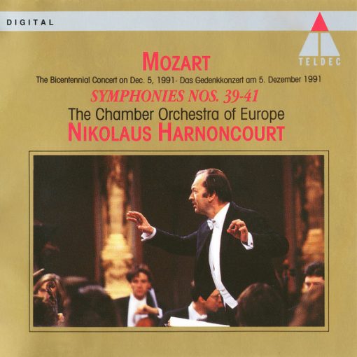 Wolfgang Amadeus Mozart, The Chamber Orchestra Of Europe, Nikolaus Harnoncourt - Mozart Symphonies Nos. 39-41 (2xCD, Album) (Near Mint (NM or M-))