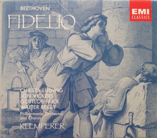 Ludwig van Beethoven, Christa Ludwig, Jon Vickers, Gottlob Frick, Walter Berry, Philharmonia Orchestra and Philharmonia Chorus, Otto Klemperer - Fidelio (2xCD, RE, RM) (Near Mint (NM or M-))