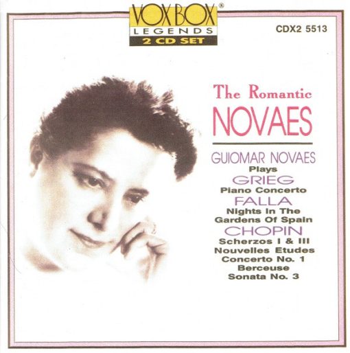 Guiomar Novaes, Edvard Grieg, Manuel De Falla, Frédéric Chopin - The Romantic Novaes (2xCD, Comp, RM) (Near Mint (NM or M-))