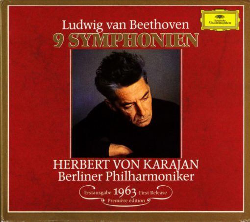 Ludwig van Beethoven, Herbert von Karajan, Berliner Philharmoniker - 9 Symphonien (Box, RE, Car + 5xCD, Comp, RM) (Very Good Plus (VG+))