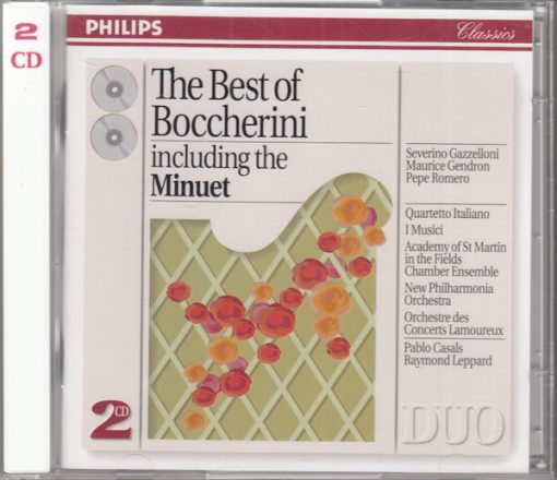 Luigi Boccherini - Severino Gazzelloni, Maurice Gendron, Pepe Romero, Quartetto Italiano, I Musici, Academy Of St. Martin-in-the-Fields Chamber Ensemble, New Philharmonia Orchestra, Orchestre Des Concerts Lamoureux, Pablo Casals, Raymond Leppard - The Best Of Boccherini (Including The Minuet) (2xCD, Comp, RM) (Near Mint (NM or M-))