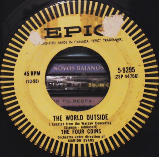 The Four Coins - The World Outside / Roselle (7", Single) (Near Mint (NM or M-))