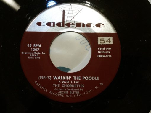 The Chordettes - (Fifi's) Walkin' The Poodle / Come Home To My Arms (7") (Very Good Plus (VG+))