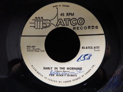 The Rinky-Dinks - Early In The Morning (7", Single) (Very Good Plus (VG+))