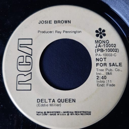 Josie Brown - Delta Queen (7", Single, Promo) (Very Good Plus (VG+))