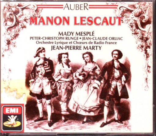 Daniel-Francois-Esprit Auber, Jean-Pierre Marty - Manon Lescaut (2xCD, Album) (Near Mint (NM or M-))