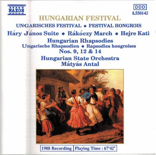 Hungarian State Orchestra Conducted By Mátyás Antal - Hungarian Festival (CD, Album) (Near Mint (NM or M-))