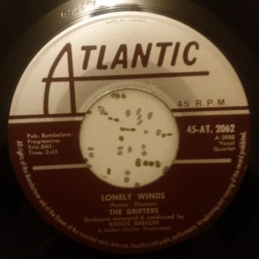 The Drifters - Lonely Winds (7", Single) (Near Mint (NM or M-))