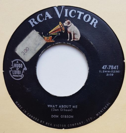 Don Gibson - What About Me / The World Is Waiting For The Sunrise (7", Single) (Near Mint (NM or M-))