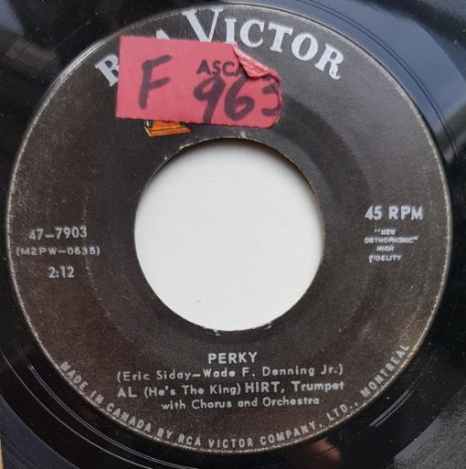 Al Hirt - Perky / I'm On My Way (7", Single) (Near Mint (NM or M-))