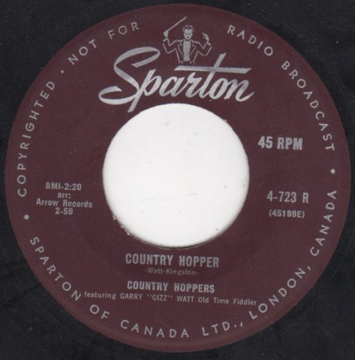 Country Hoppers Featuring Garry Watt (2) - Country Hopper (7") (Very Good Plus (VG+))