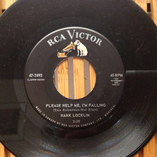 Hank Locklin - Please Help Me, I'm Falling (7", Single) (Near Mint (NM or M-))