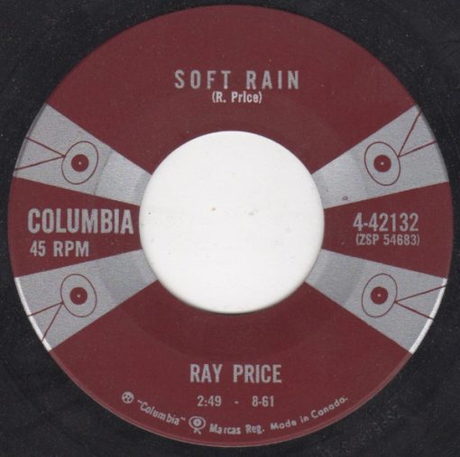 Ray Price - Soft Rain (7", Single) (Very Good Plus (VG+))