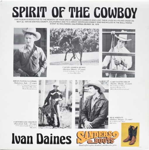 Ivan Daines - Spirit Of The Cowboy (LP) (Mint (M))