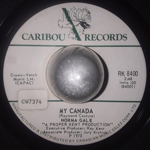 Norma Gale - My Canada/The Wedding (7") (Very Good Plus (VG+))