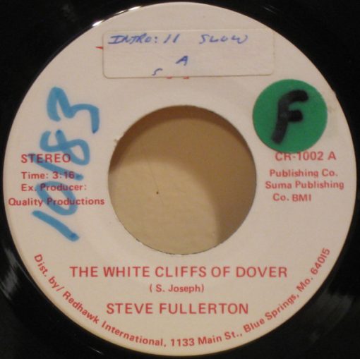 Steve Fullerton - The White Cliffs Of Dover / What Will I Do Without You (7", Single) (Very Good Plus (VG+))