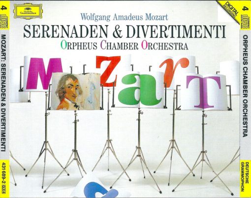 Wolfgang Amadeus Mozart, Orpheus Chamber Orchestra - Serenaden & Divertimenti (4xCD, Comp) (Near Mint (NM or M-))