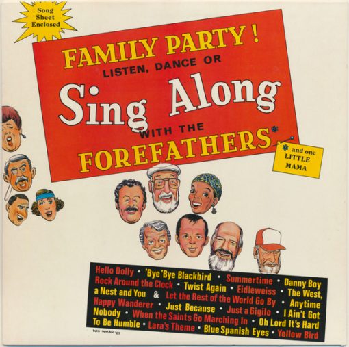 The Forefathers And One Little Mama - Sing Along with the Forefathers (LP, Album) (Mint (M))