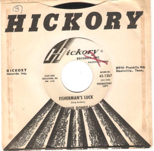 Lonnie Donegan - Fisherman's Luck / There's A Big Wheel (7", Promo) (Very Good (VG))