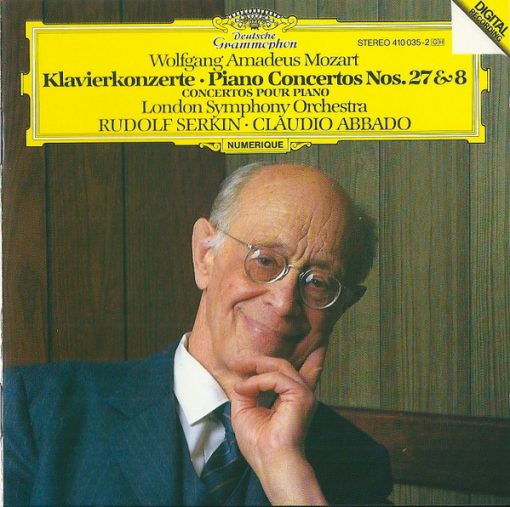 Wolfgang Amadeus Mozart  -  London Symphony Orchestra, Rudolf Serkin, Claudio Abbado - Klavierkonzerte · Piano Concertos Nos. 27 & 8 (CD) (Near Mint (NM or M-))