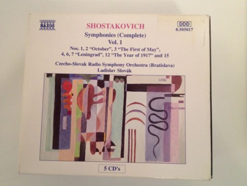 Dmitri Shostakovich, Slovak Radio Symphony Orchestra, Ladislav Slovák - Symphonies (Complete) Vol.1 (5xCD + Box) (Near Mint (NM or M-))